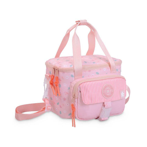 Picture of MARSHMALLOW LUNCH BAG POLY CORAL 23X16.5X14CM